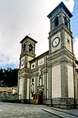 Eremo di Camaldoli, la facciata settecentesca della chiesa dell'Eremo, dedicata al Salvatore Trasfigurato 